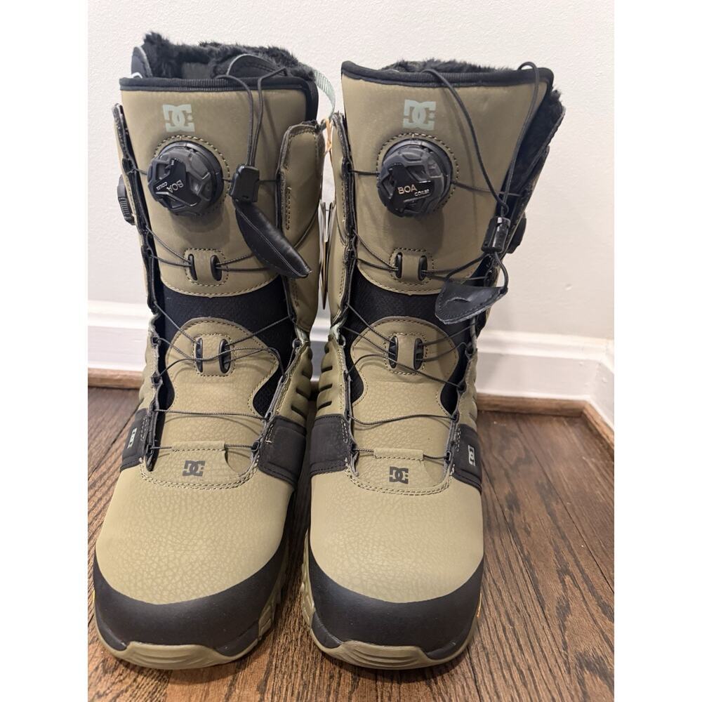 DC Men's JUDGE BOA Snowboard Boots Dark Olive Green - US Size 11- NIB $390
